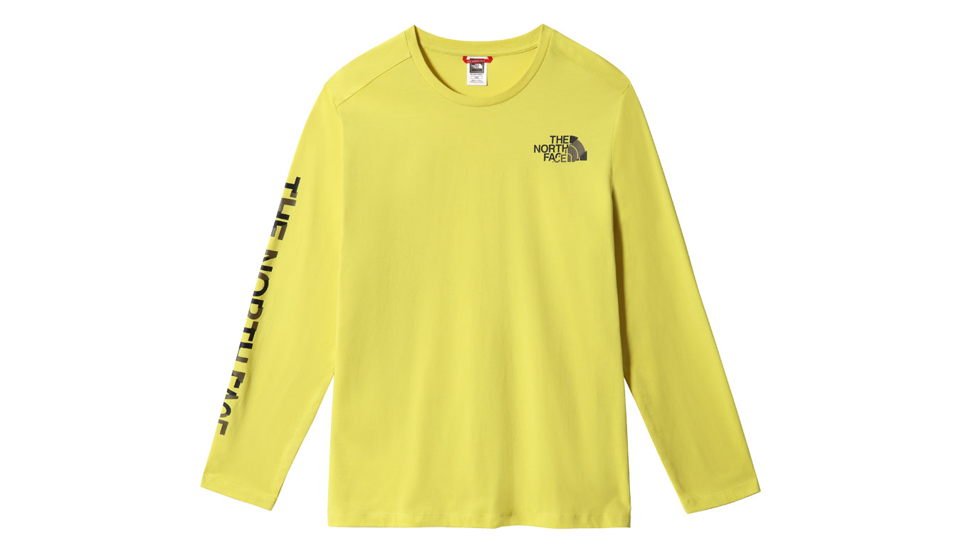 The North Face M Coordinates L/S Tee Acid Yellow - Pánské - Triko The North Face - Žluté - NF0A5IG9760 - Velikost: M