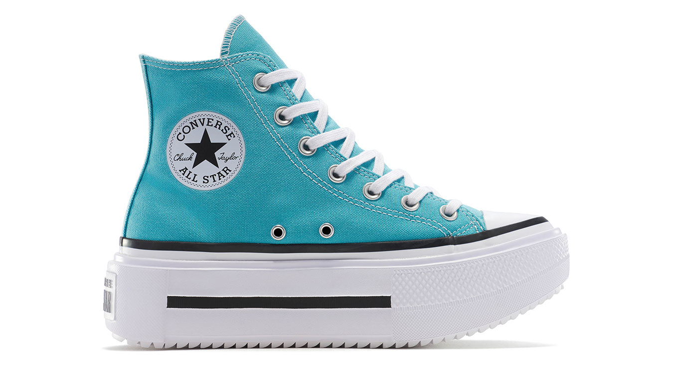 Converse Chuck Taylor All Star Lift Double Stack Platform 4.5 - Unisex - Tenisky Converse - Modré - A15543C - Velikost: 39.5