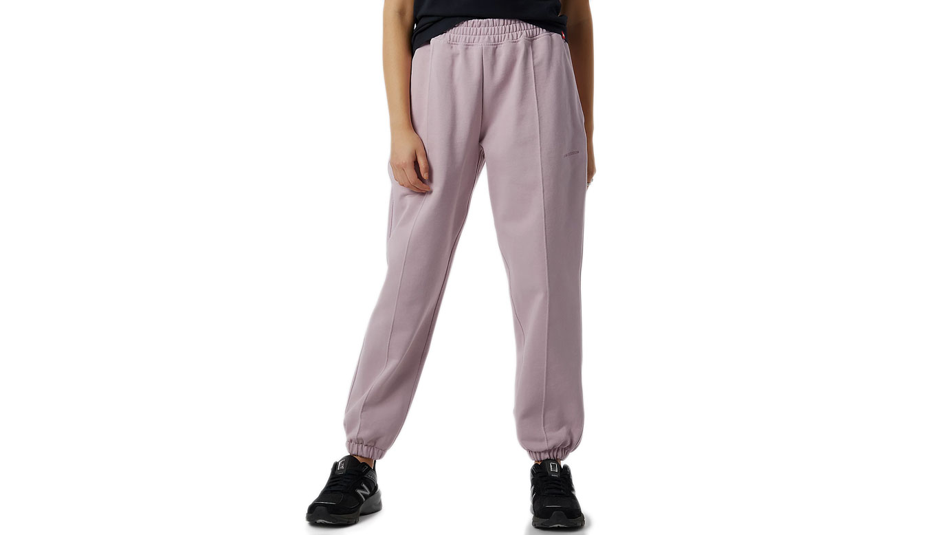 New Balance Athletics Nature State French Terry Sweatpant - Dámské - Kalhoty New Balance - Fialové - WP23553VSW - Velikost: L