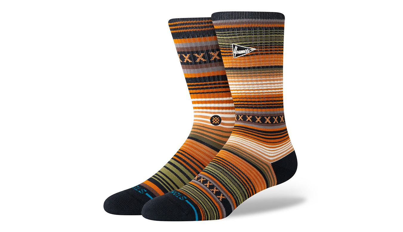 Levně Stance Curren Parks Crew 5,5-8-(M) - Unisex - Ponožky Stance - Vícebarevné - A556C25CUR-SPI