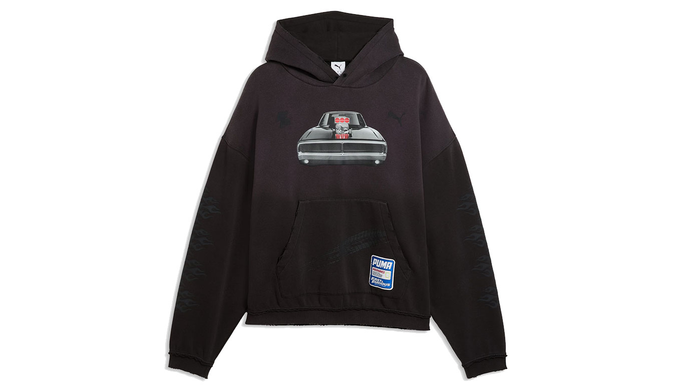 Levně Puma PUMA X FAST & FURIOUS Hoodie S - Pánské - Mikina Puma - Černé - 637903-02