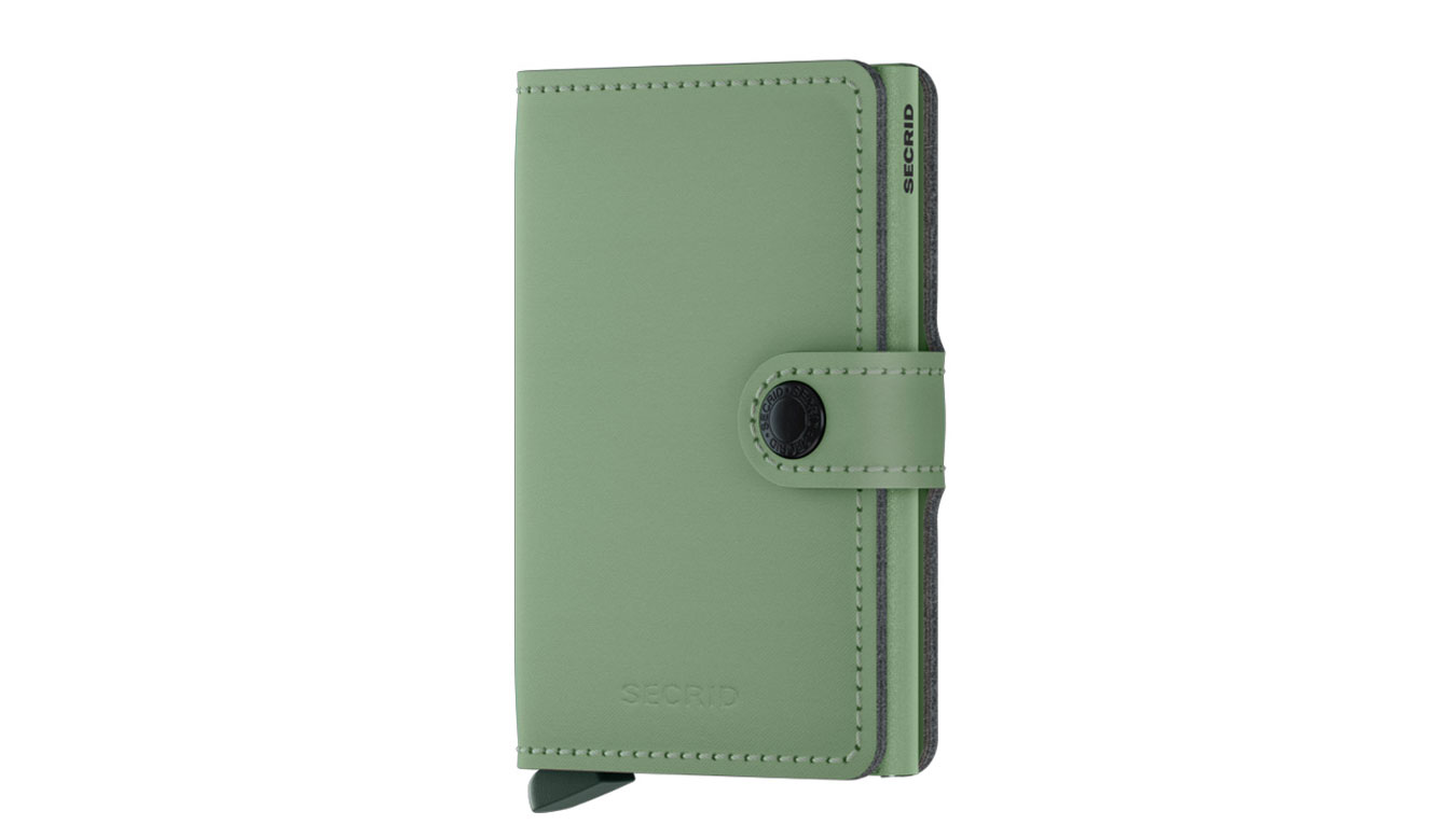 Secrid Miniwallet Yard Powder Pistachio - Unisex - Doplněk Secrid - Zelené - MYp-Pistachio - Velikost: UNI