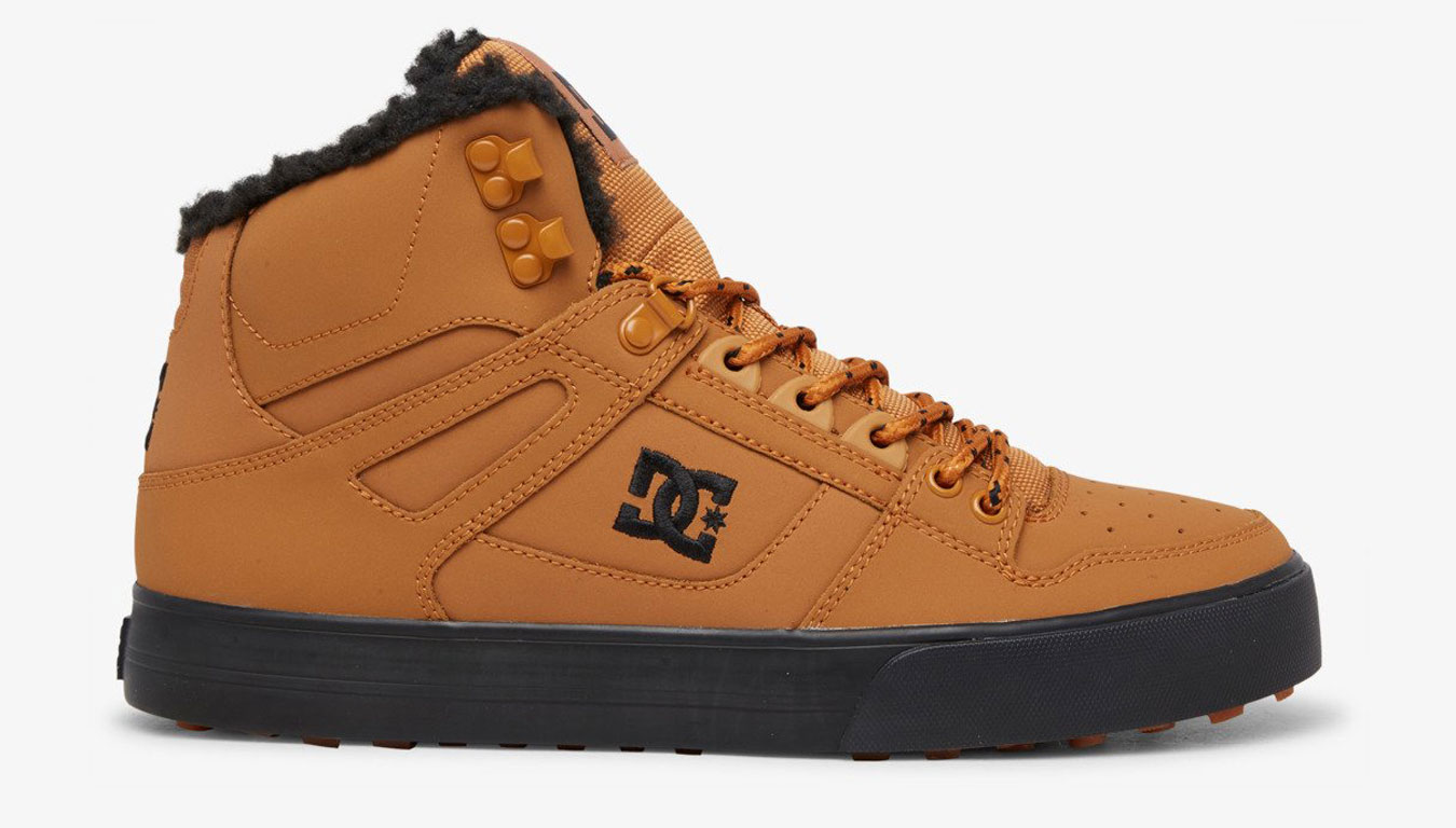 DC Shoes Pure High-Top Wc Wnt - Pánské - Tenisky DC Shoes - Hnědé - ADYS400047-WEA - Velikost: 43