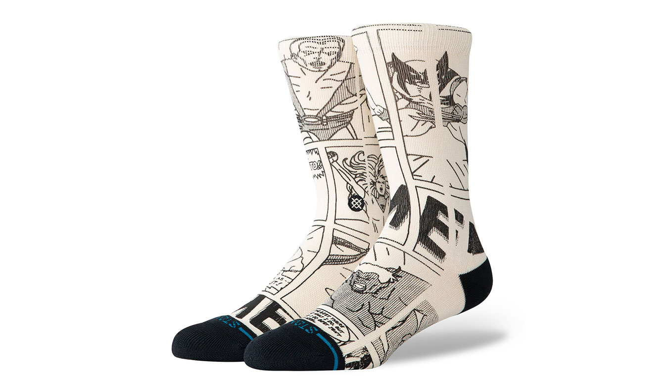 Levně Stance Good Vs Bad Crew 5,5-8-(M) - Unisex - Ponožky Stance - Hnědé - A555C25GOO-BLW