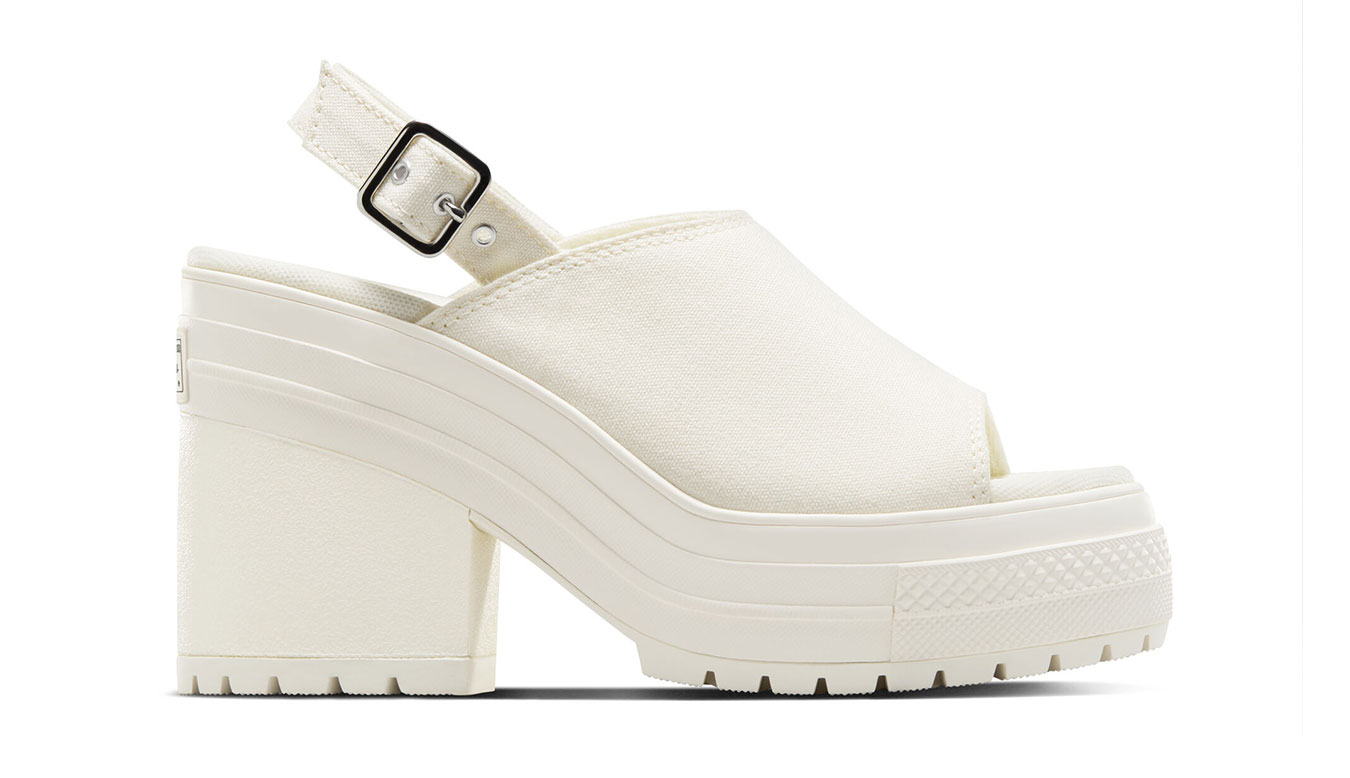 Levně Converse Chuck 70 De Luxe Heel Mule 7 - Dámské - Tenisky Converse - Hnědé - A13796C