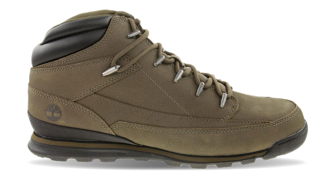 Timberland Euro Rock Mid Hiker Olive - Pánské - Tenisky Timberland - Zelené - 0A2AM3-901 - Velikost: 44.5