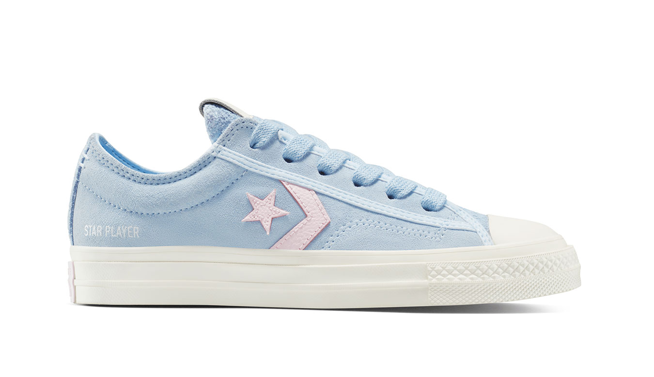 Converse Star Player 76 Colorful Suede - Unisex - Tenisky Converse - Modré - A14991C - Velikost: 38.5
