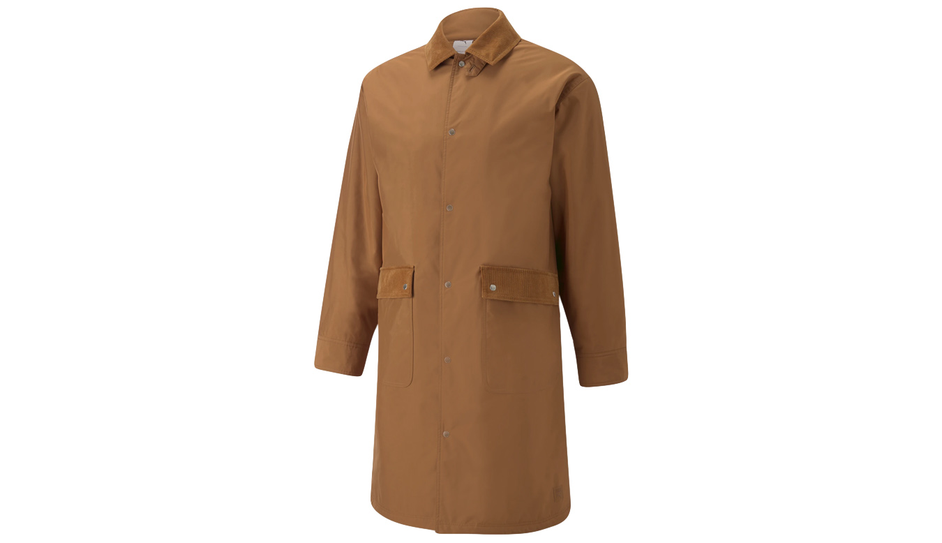 Puma x Mainson Kitsuné Trench Coat - Pánské - Bunda Puma - Hnědé - 532306_43 - Velikost: M
