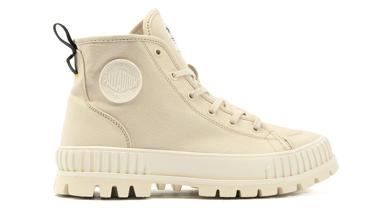 Palladium Pallashock Organic 2 Sahara - Pánské - Tenisky Palladium - Hnědé - 78568-210-M - Velikost: 44