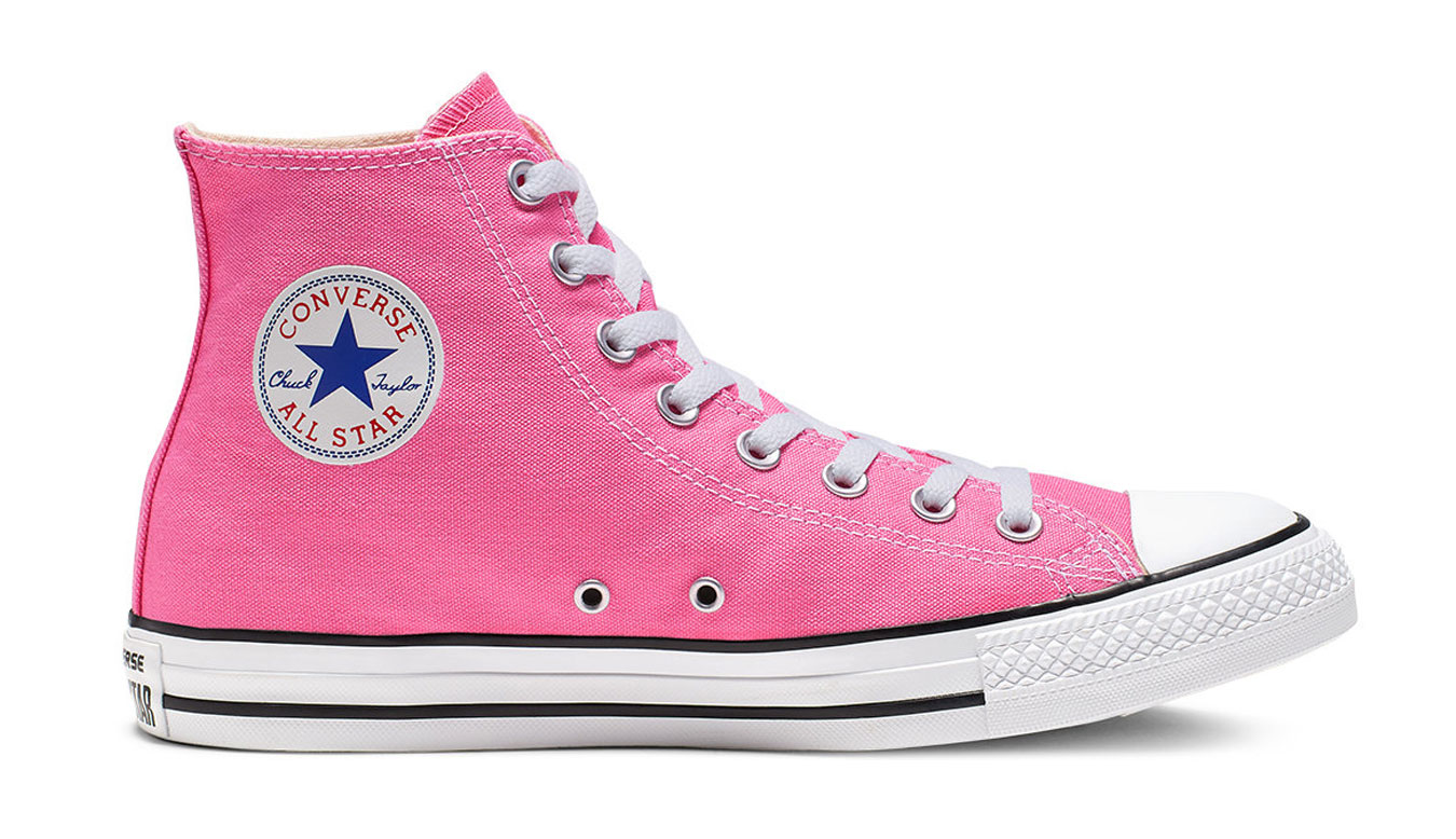 Converse Chuck Taylor All Star Hi Pink - Dámské - Tenisky Converse - Růžové - M9006C - Velikost: 37
