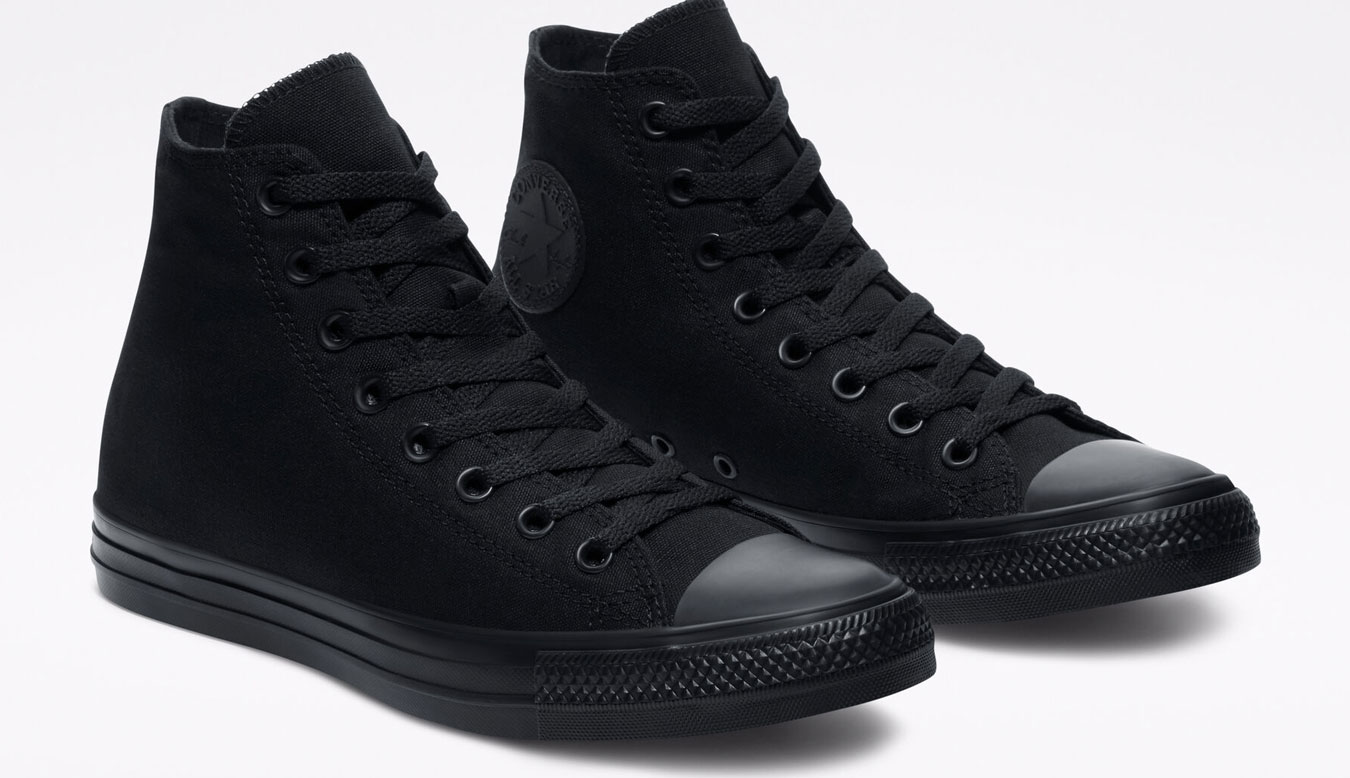 Converse Chuck Taylor All Star Hi Black - Unisex - Tenisky Converse - Černé - M3310C - Velikost: 42