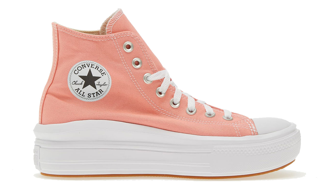 Levně Converse Chuck Taylor All Star Move Platform Seasonal Color - Dámské - Tenisky Converse - Růžové - A03544C