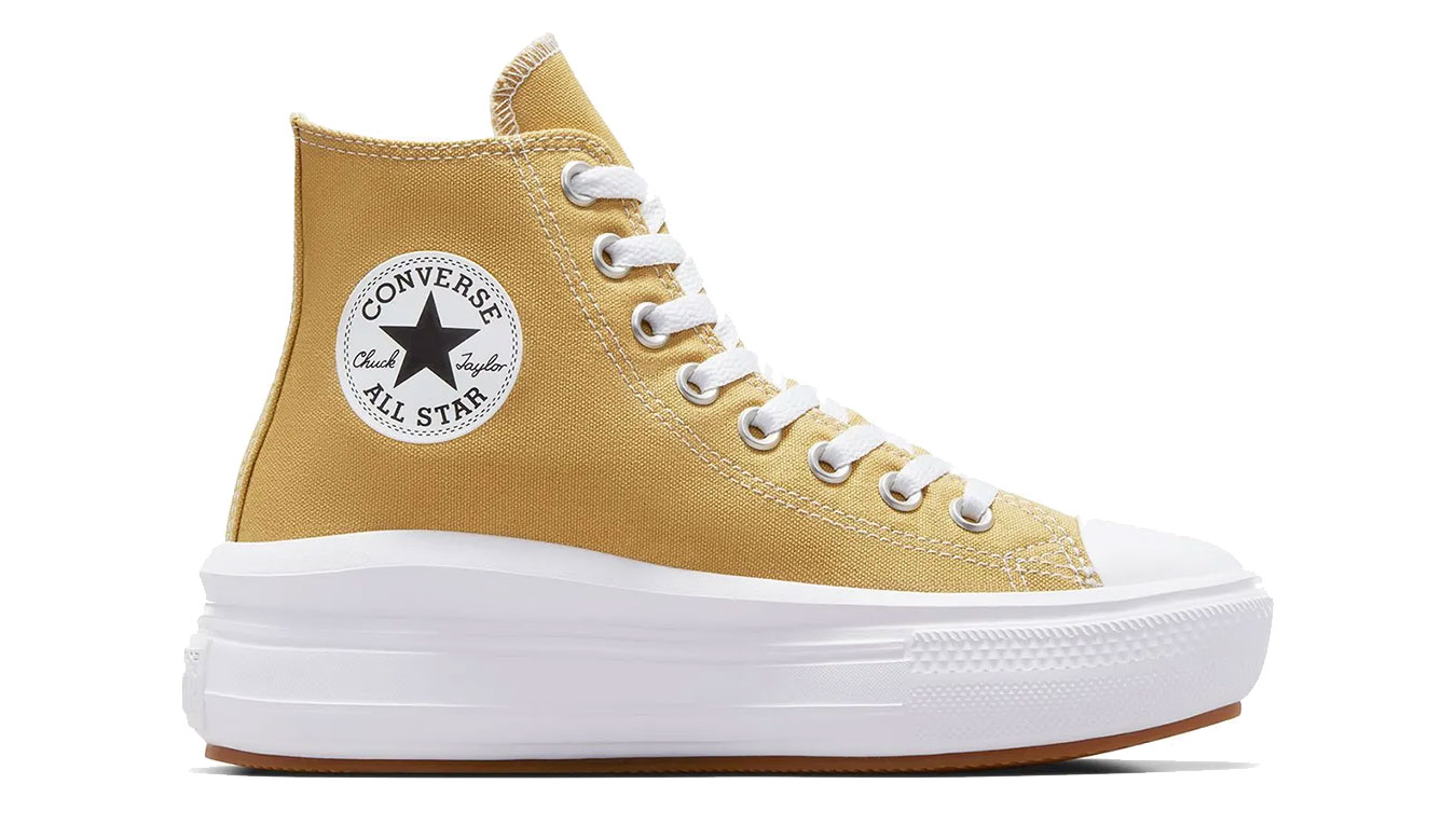 Levně Converse Chuck Taylor All Star Move Platform Seasonal Color - Dámské - Tenisky Converse - Žluté - A06897C