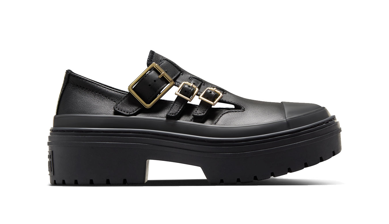 Converse Chuck Taylor All Star Lugged Heel Mary Jane Platform - Dámské - Tenisky Converse - Černé - A10616C - Velikost: 36.5