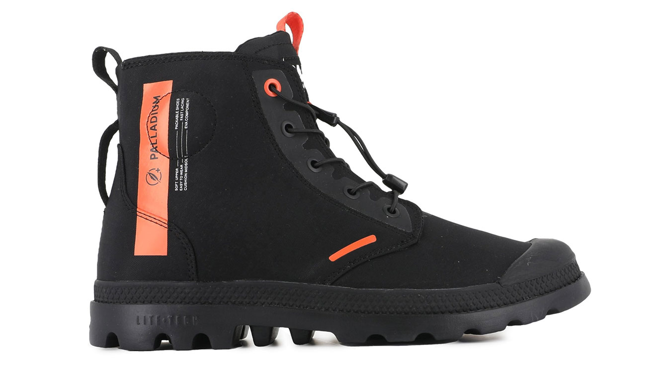Palladium Pampa Lite Journey Black M 5.5 - Unisex - Tenisky Palladium - Černé - 79539-008-M - Velikost: 46
