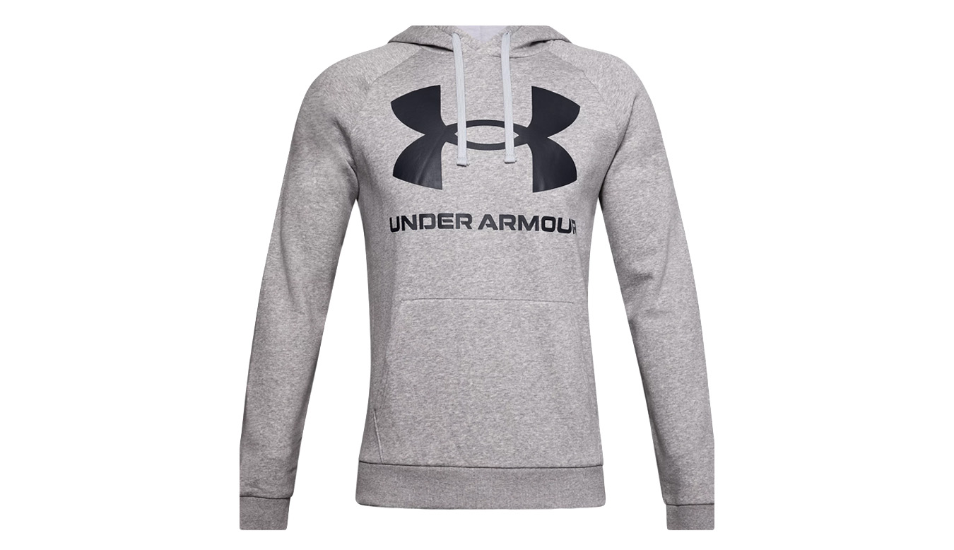 Under Armour Rival Fleece Big Logo - Pánské - Mikina Under Armour - Šedé - 1357093-011 - Velikost: L