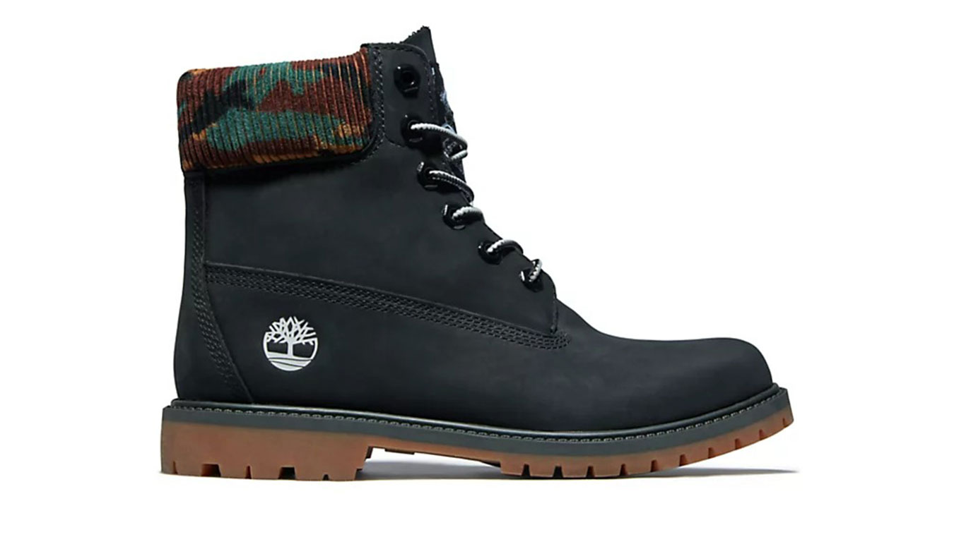 Timberland Heritage 6 WMN Black Camo - Dámské - Tenisky Timberland - Černé - A2M7T-001 - Velikost: 37.5