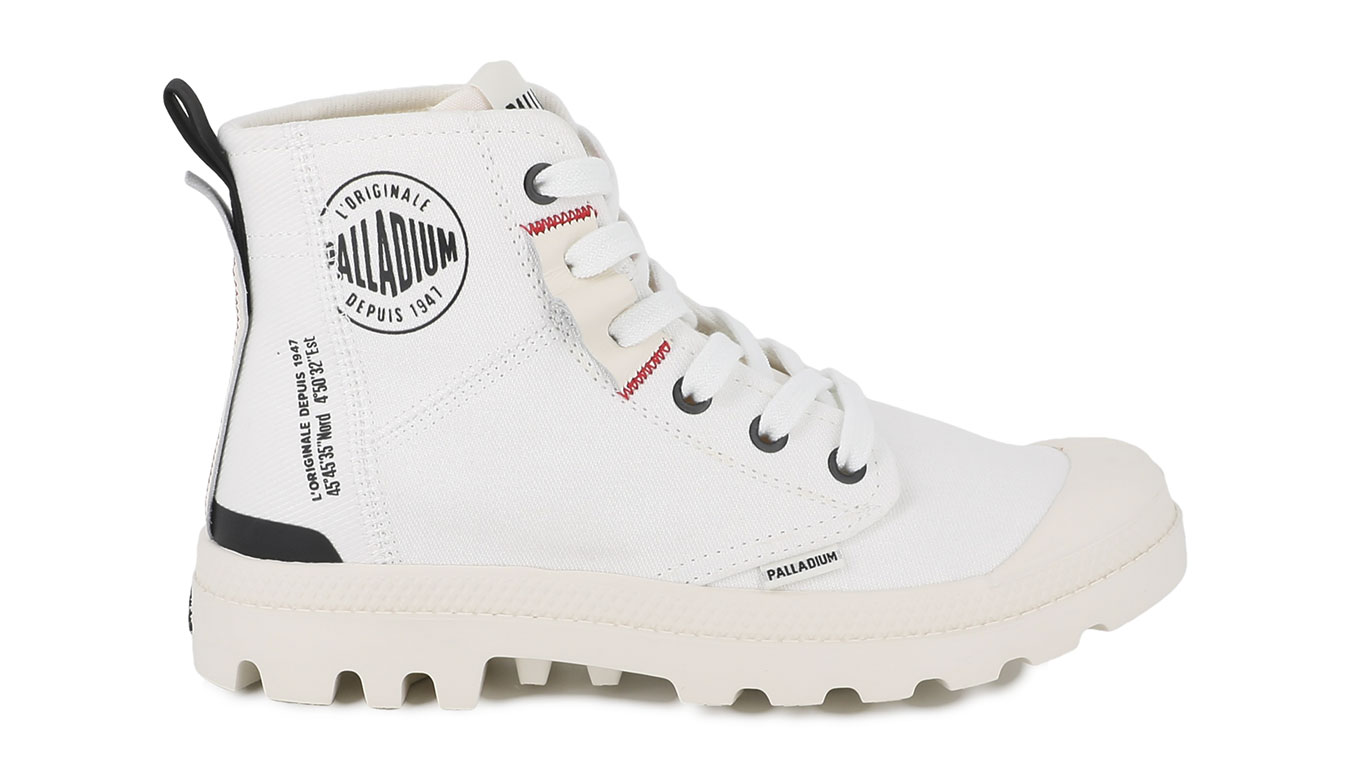 Levně Palladium Pampa HI Urban 4 - Dámské - Tenisky Palladium - Bílé - 94669-116-M