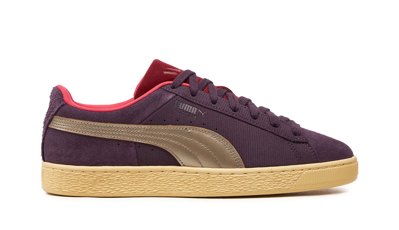 Puma Play Loud Suede Play Paris - Dámské - Tenisky Puma - Fialové - 398190-01 - Velikost: 37 1/2