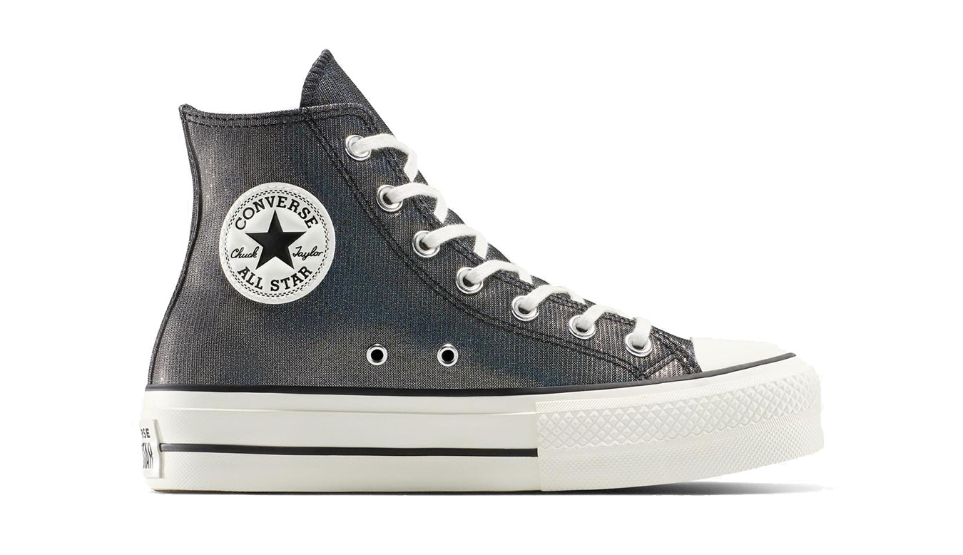 Converse Chuck Taylor All Star Lift Platform Sparkle - Dámské - Tenisky Converse - Černé - A14519C - Velikost: 40