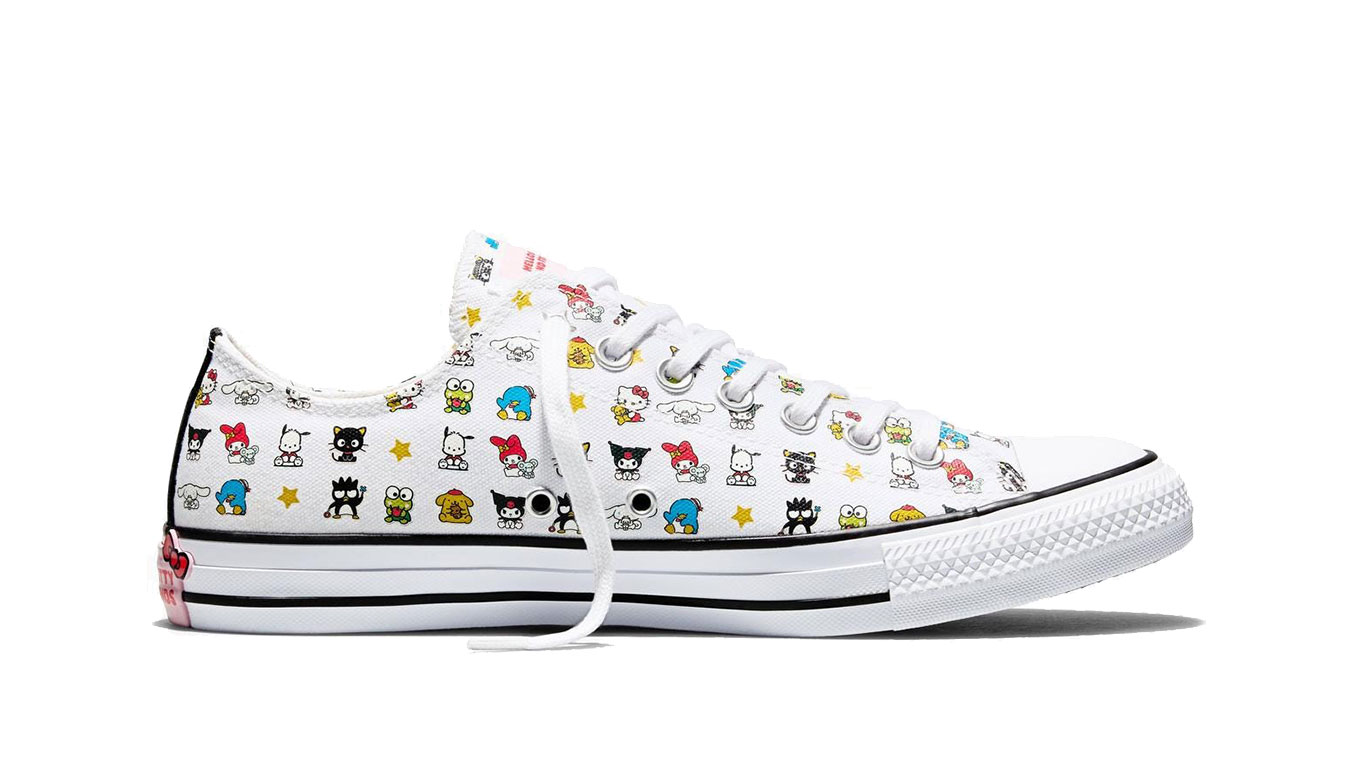 Levně Converse x Hello Kitty And Friends Chuck Taylor All Star BFFS 4.5 - Dámské - Tenisky Converse - Bílé - A17700C
