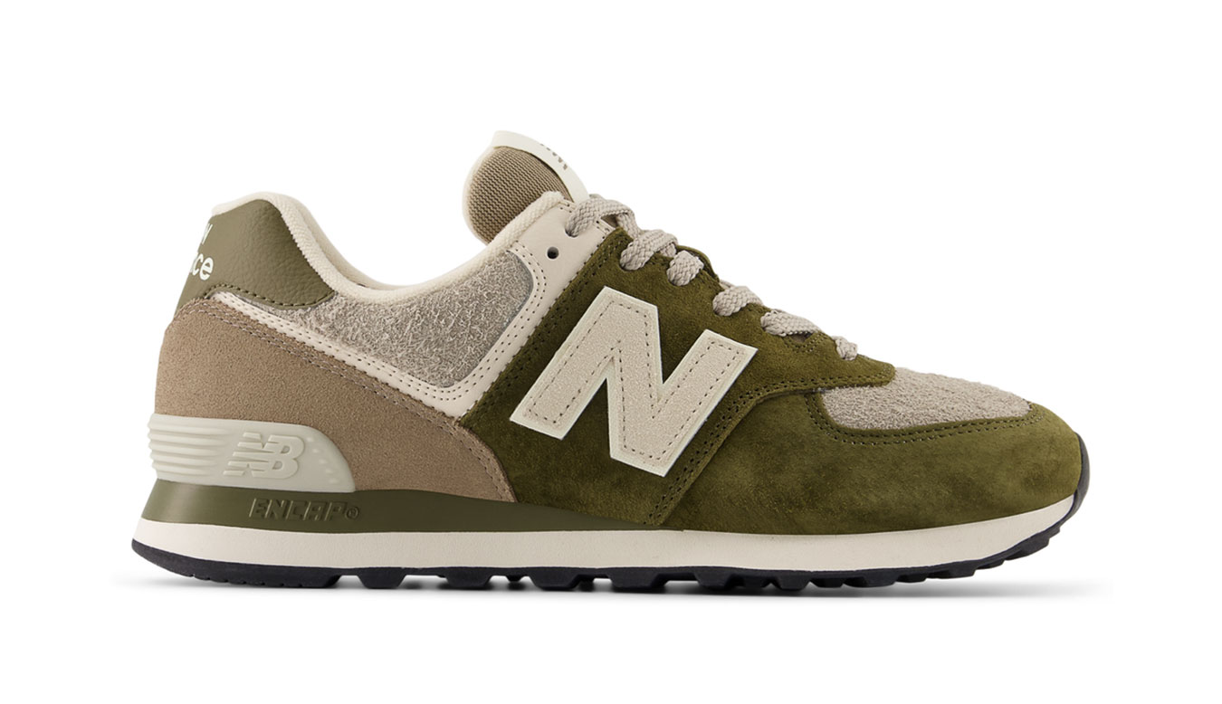 New Balance U574BWS 11 - Unisex - Tenisky New Balance - Zelené - U574BWS - Velikost: 40