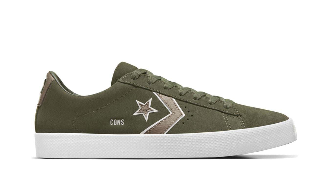Converse CONS PL Vulc Pro Classic Suede - Pánské - Tenisky Converse - Zelené - A06653C - Velikost: 39.5