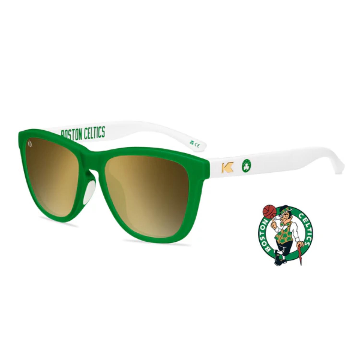 Levně Knockaround NBA Premium Sport Boston Celtics Sunglasses - Unisex - Brýle Knockaround - Bílé - COLB3205