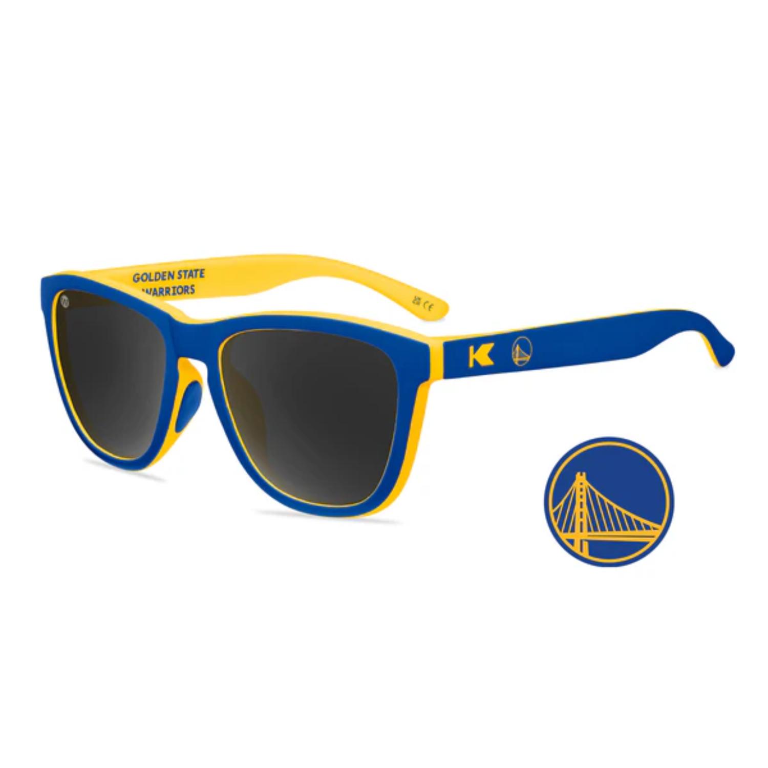 Levně Knockaround NBA Premium Sport Golden State Warriors Sunglasses - Unisex - Brýle Knockaround - Žluté - COLB3213