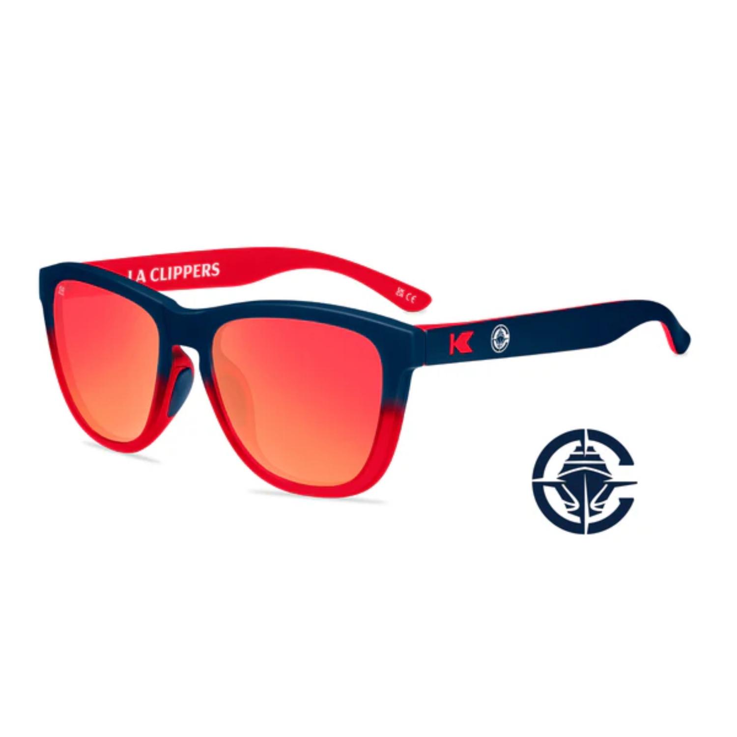 Levně Knockaround NBA Premium Sport LA Clippers Sunglasses - Unisex - Brýle Knockaround - Modré - COLB3216