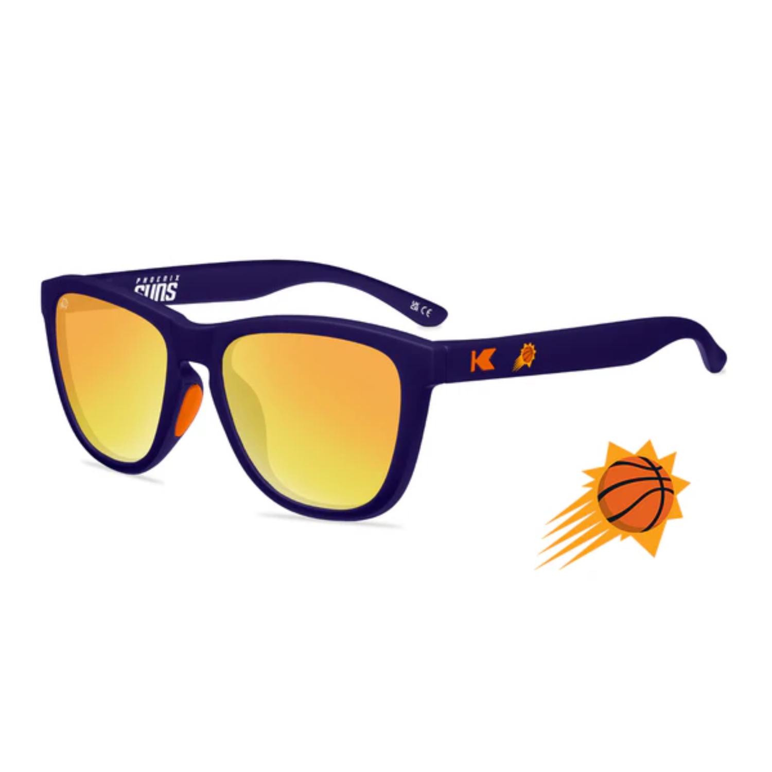 Levně Knockaround NBA Premium Sport Phoenix Suns Sunglasses - Unisex - Brýle Knockaround - Fialové - COLB3227