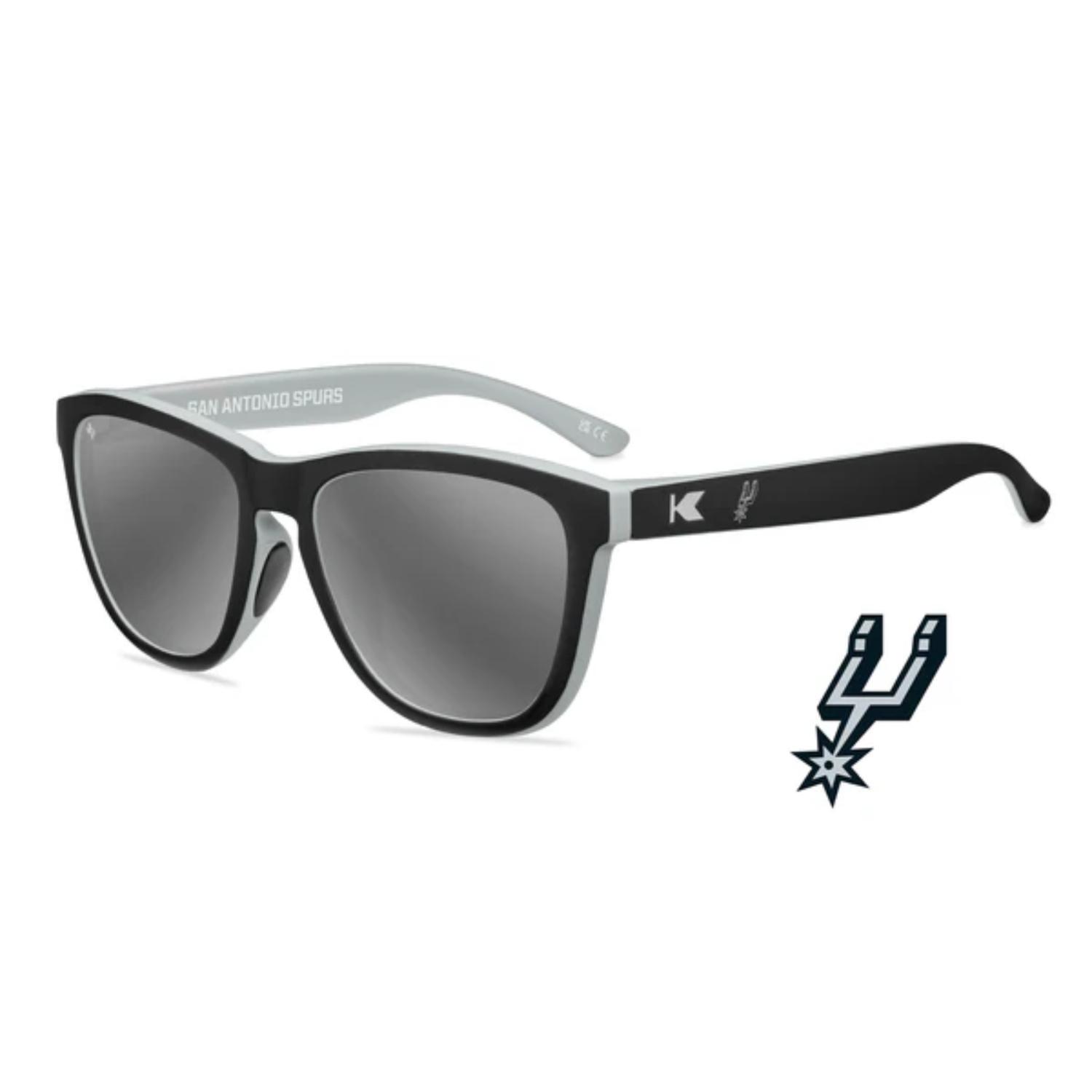 Levně Knockaround NBA Premium Sport San Antonio Spurs Sunglasses - Unisex - Brýle Knockaround - Černé - COLB3230