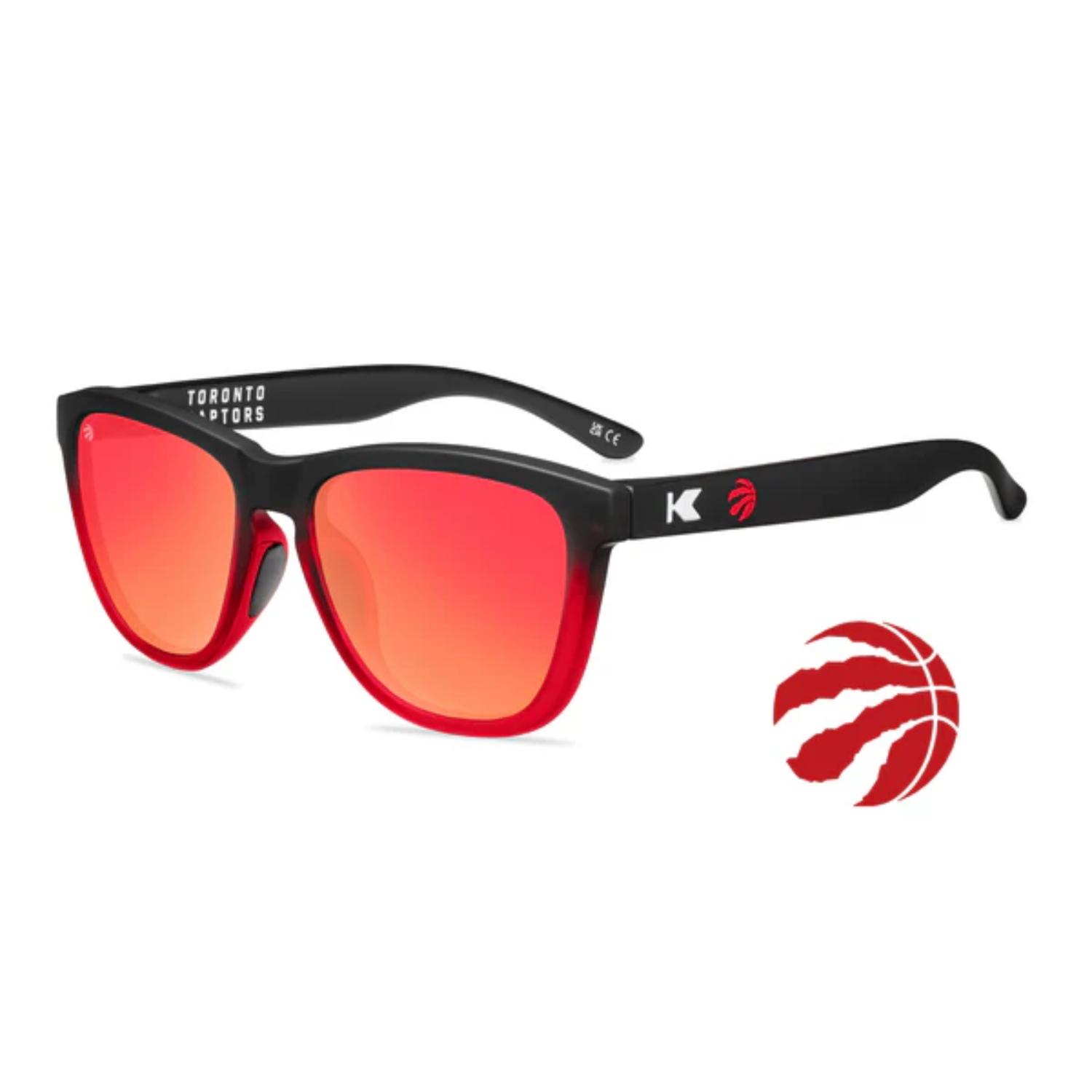 Levně Knockaround NBA Premium Sport Toronto Raptors Sunglasses - Unisex - Brýle Knockaround - Černé - COLB3231