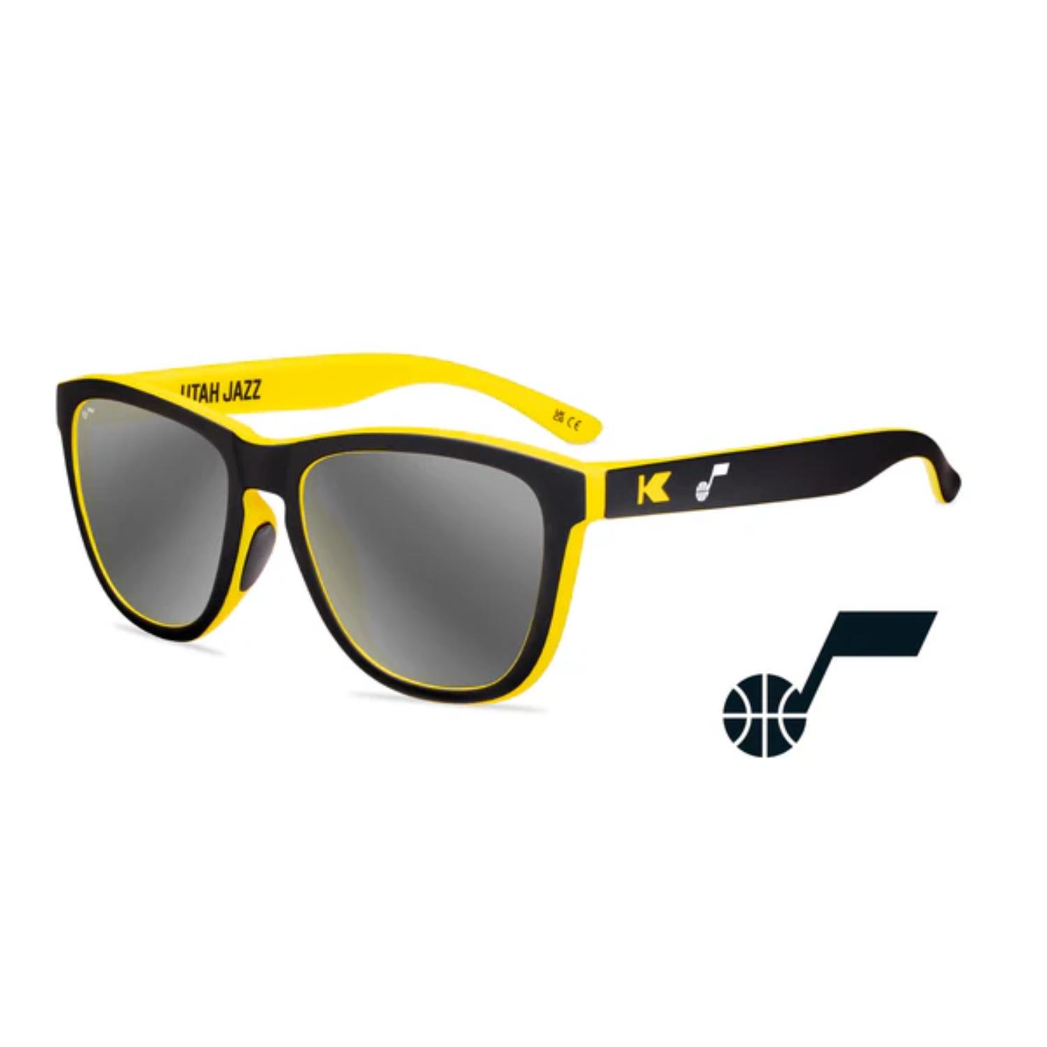 Levně Knockaround NBA Premium Sport Utah Jazz Sunglasses - Unisex - Brýle Knockaround - Černé - COLB3232