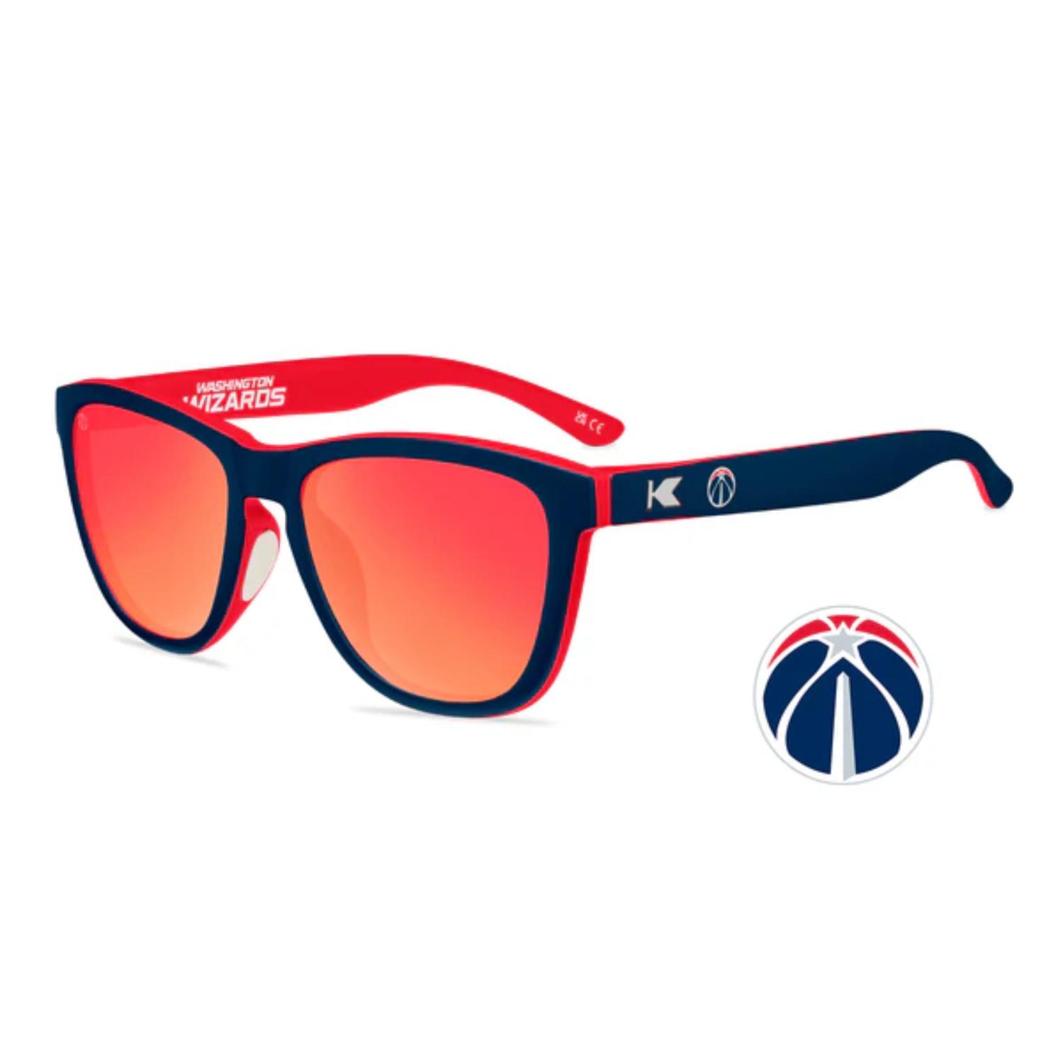 Levně Knockaround NBA Premium Sport Washington Wizards Sunglasses - Unisex - Brýle Knockaround - Modré - COLB3233