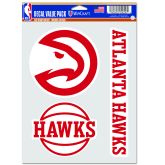 WinCraft NBA Atlanta Hawks Multi Use Decal - Červené - Nálepky WinCraft NBA Atlanta Hawks Multi Use Decal - Červené - Nálepky