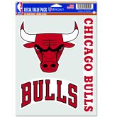 WinCraft NBA Chicago Bulls Multi Use Decal - Červené - Nálepky WinCraft NBA Chicago Bulls Multi Use Decal - Červené - Nálepky