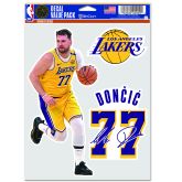 WinCraft NBA Luka Doncic Los Angeles Lakers Multi Use Decal - Vícebarevné - Nálepky WinCraft NBA Luka Doncic Los Angeles Lakers Multi Use Decal - Vícebarevné - Nálepky