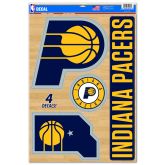 WinCraft NBA 11x17 Indiana Pacers Multi-Use Decal - Černé - Nálepky