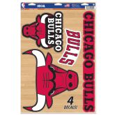 WinCraft NBA 11x17 Chicago Bulls Multi-Use Decal - Červené - Nálepky