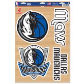 WinCraft NBA 11x17 Dallas Mavericks Multi-Use Decal - Černé - Nálepky