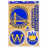 WinCraft NBA 11x17 Golden State Warriors Multi-Use Decal - Modré - Nálepky