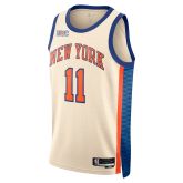 Nike NBA Jalen Brunson New York Knicks City Edition Swingman Jersey Natural - Bílé - Dres