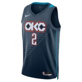 Nike NBA Shai Gilgeous-Alexander Oklahoma City Thunder City Edition Swingman Jersey - Modré - Dres