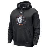 Nike Brooklyn Nets City Edition Club Hoodie - Černé - Mikina
