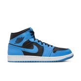 Air Jordan 1 Mid "University  Blue Black" - Modré - Tenisky