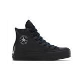 Converse Chuck Taylor All Star Lift Platform Leather - Černé - Tenisky Converse Chuck Taylor All Star Lift Platform Leather - Černé - Tenisky