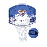 Wilson NBA Team Mini Hoop Oklahoma City Thunder - Modré - Doplněk