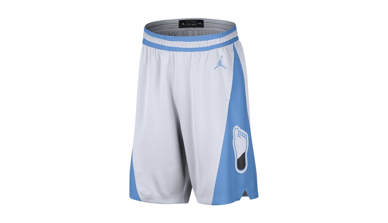 retro unc basketball shorts