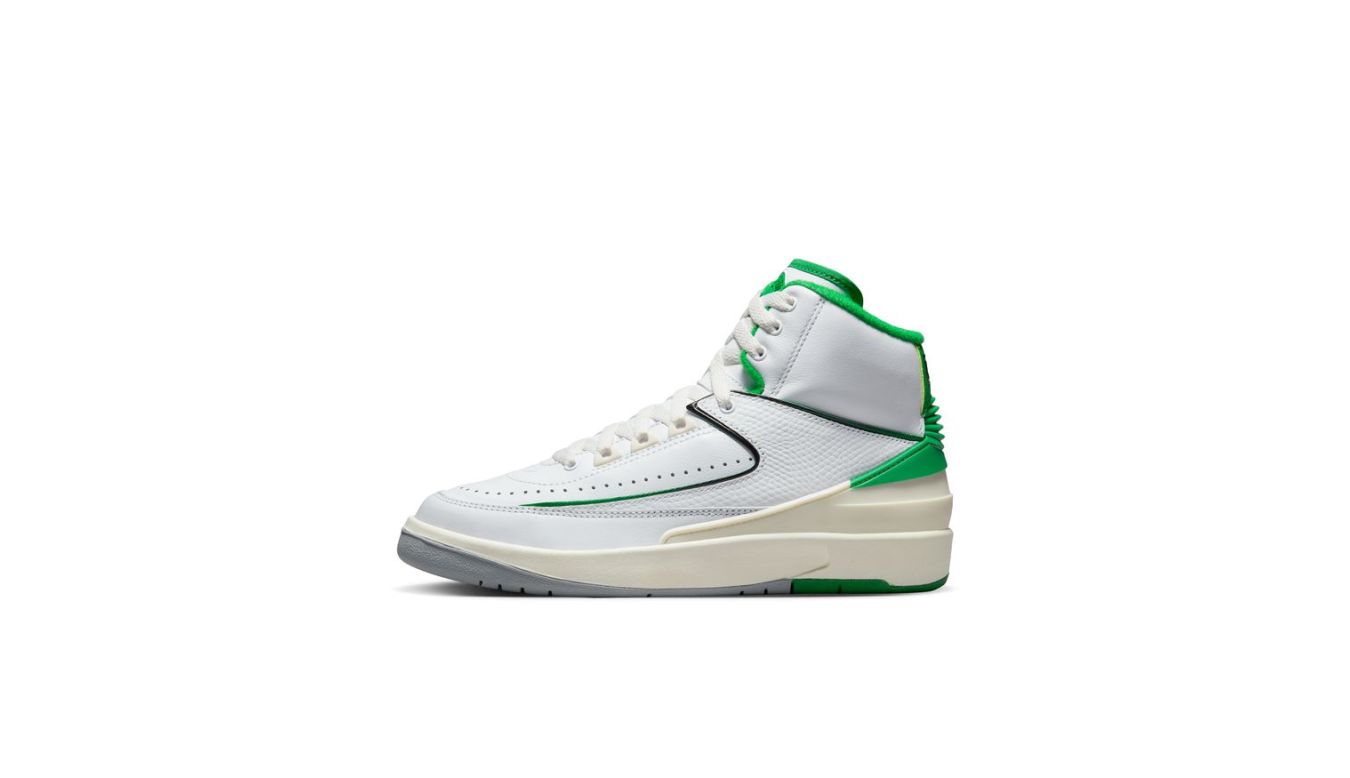 【Nike】 Air Jordan 2 Retro Lucky Green Tênis Nike Air Jordan 2 Retro 
